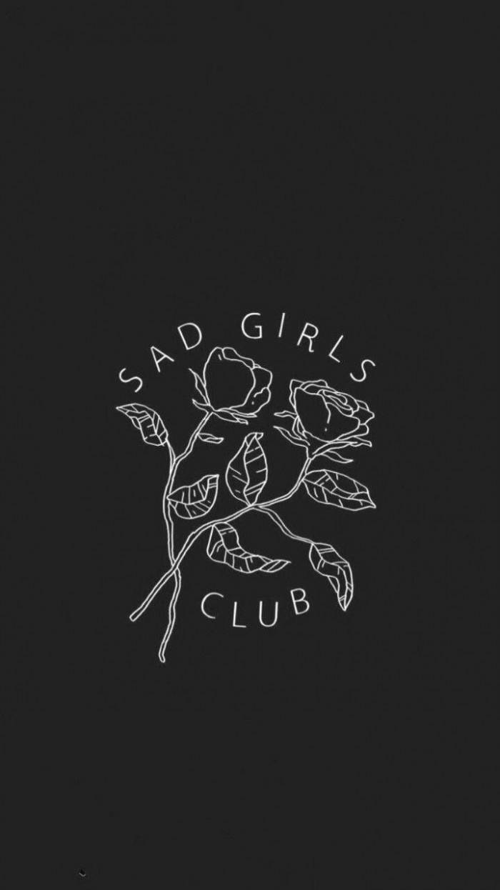 Sad Girls Club Iphone Baggrundsbillede Wallpaper