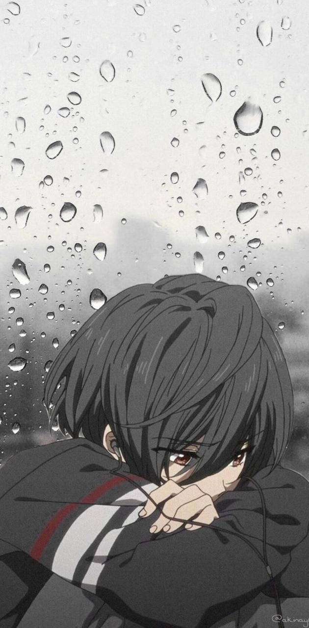 Download Sad Ikuya Alone Boy Anime Wallpaper | Wallpapers.com