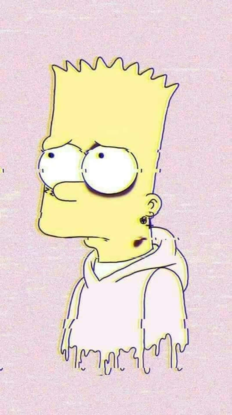 Debesvikelserna I Livet Sedda Genom Lisa Simpsons Ögon. Wallpaper