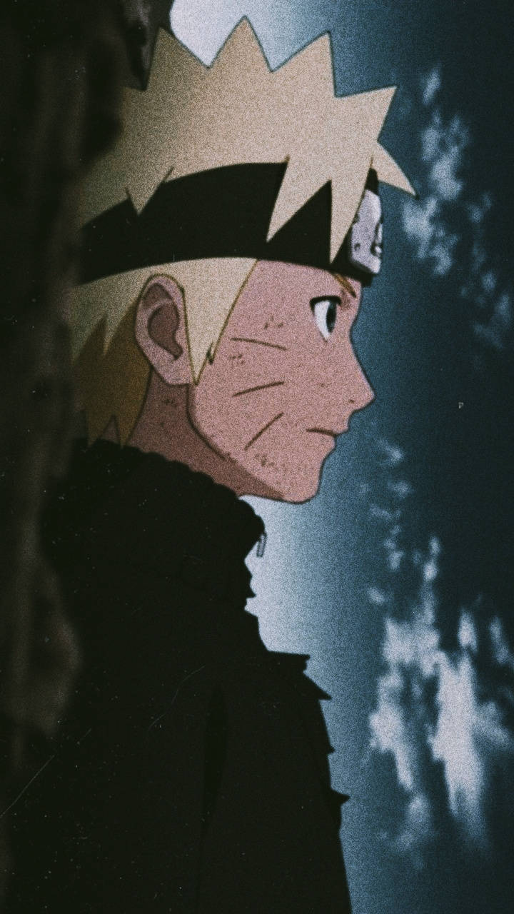 Sad Naruto Side Profile Wallpaper