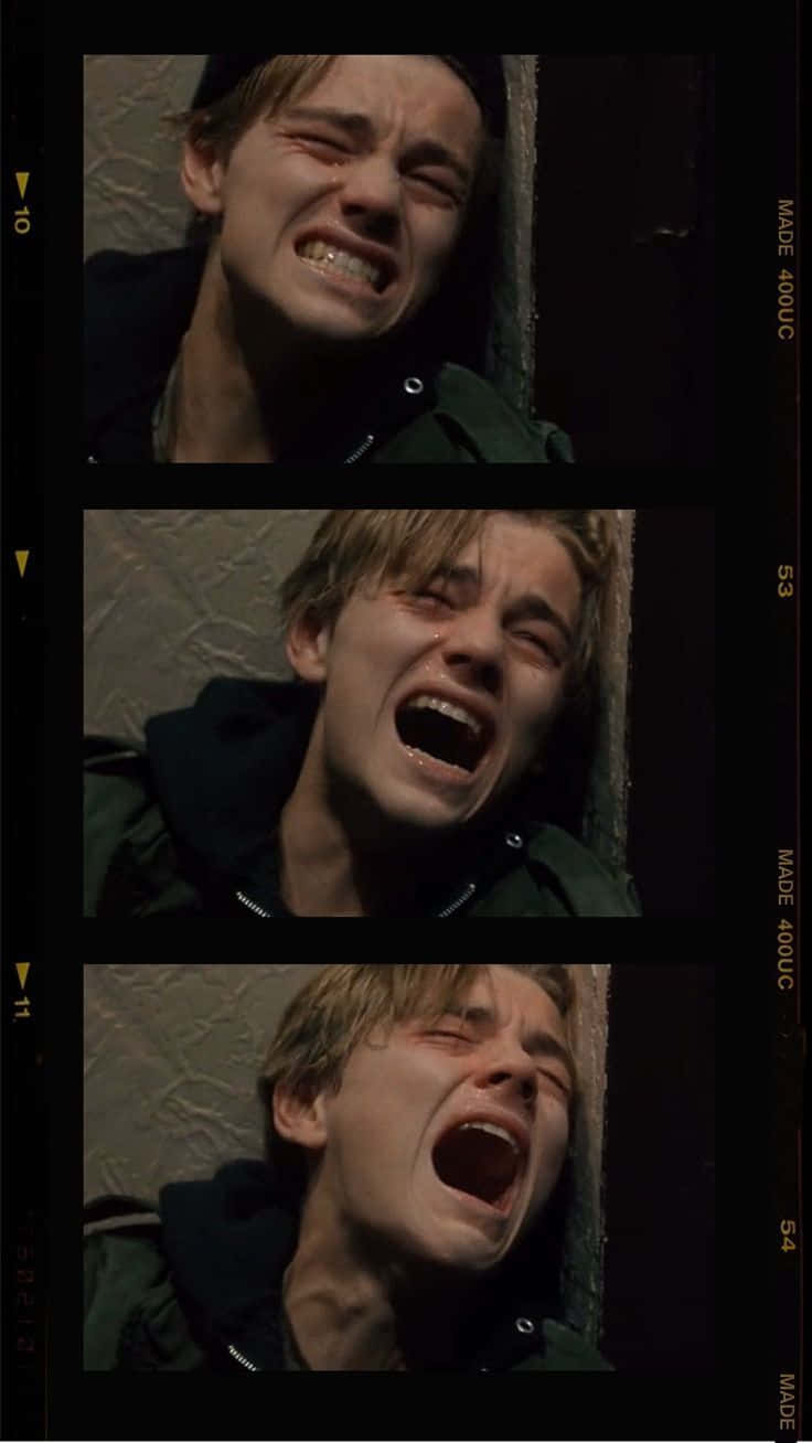 Leonardo Dicaprio Sad Person Collage Picture