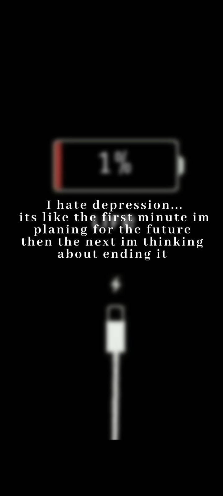 Ledsetcitat: Jag Hatar Depression. Wallpaper