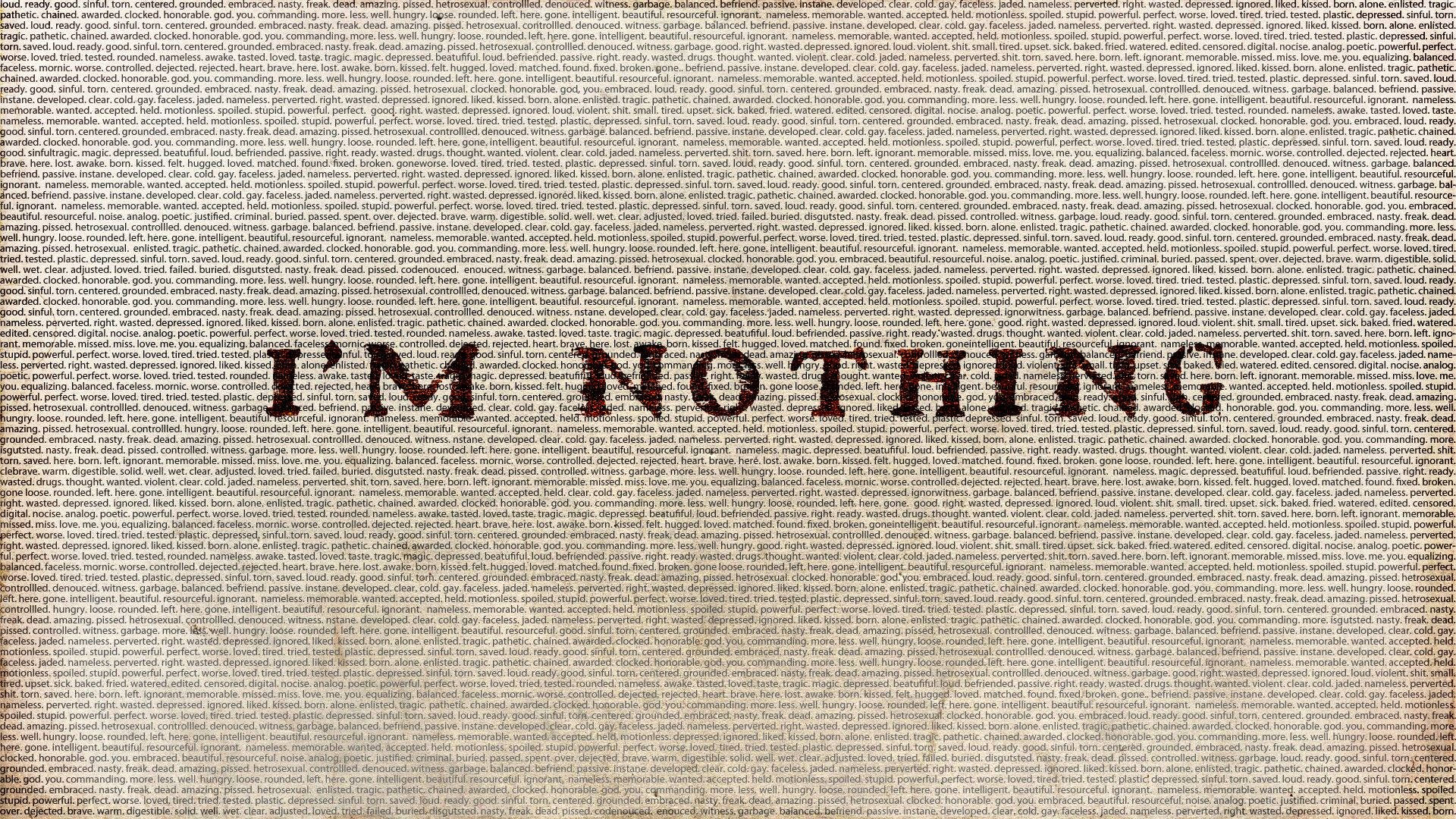 Sad Quotes I'm Nothing Picture