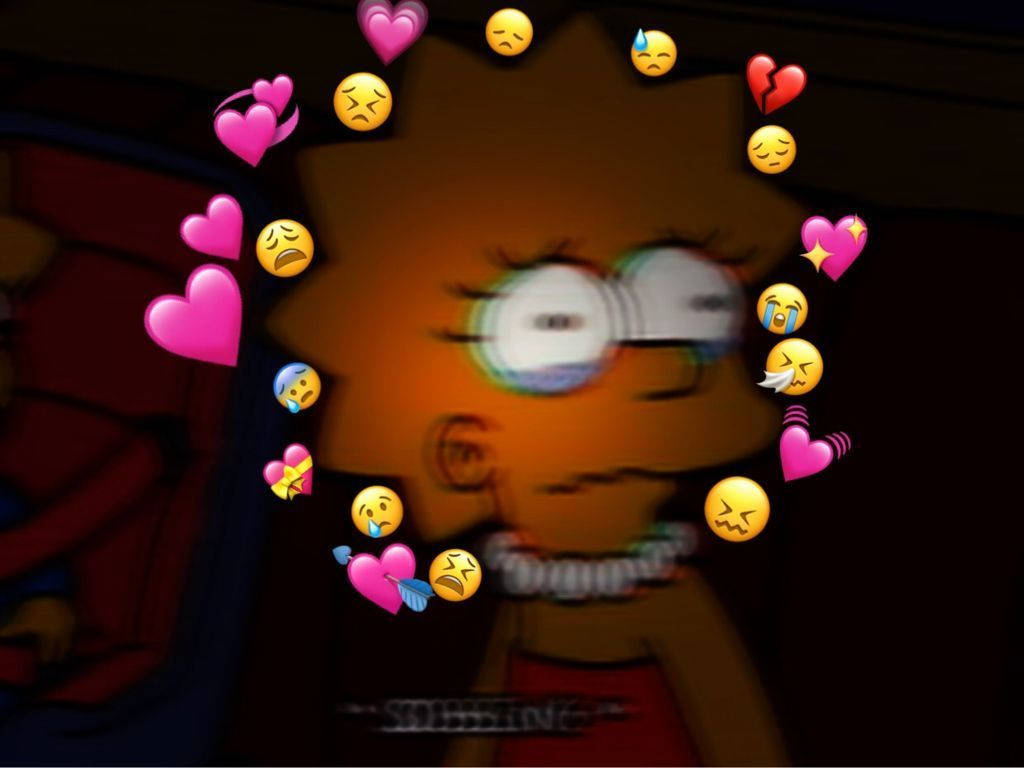 Sad Simpsons Lisa Emojis