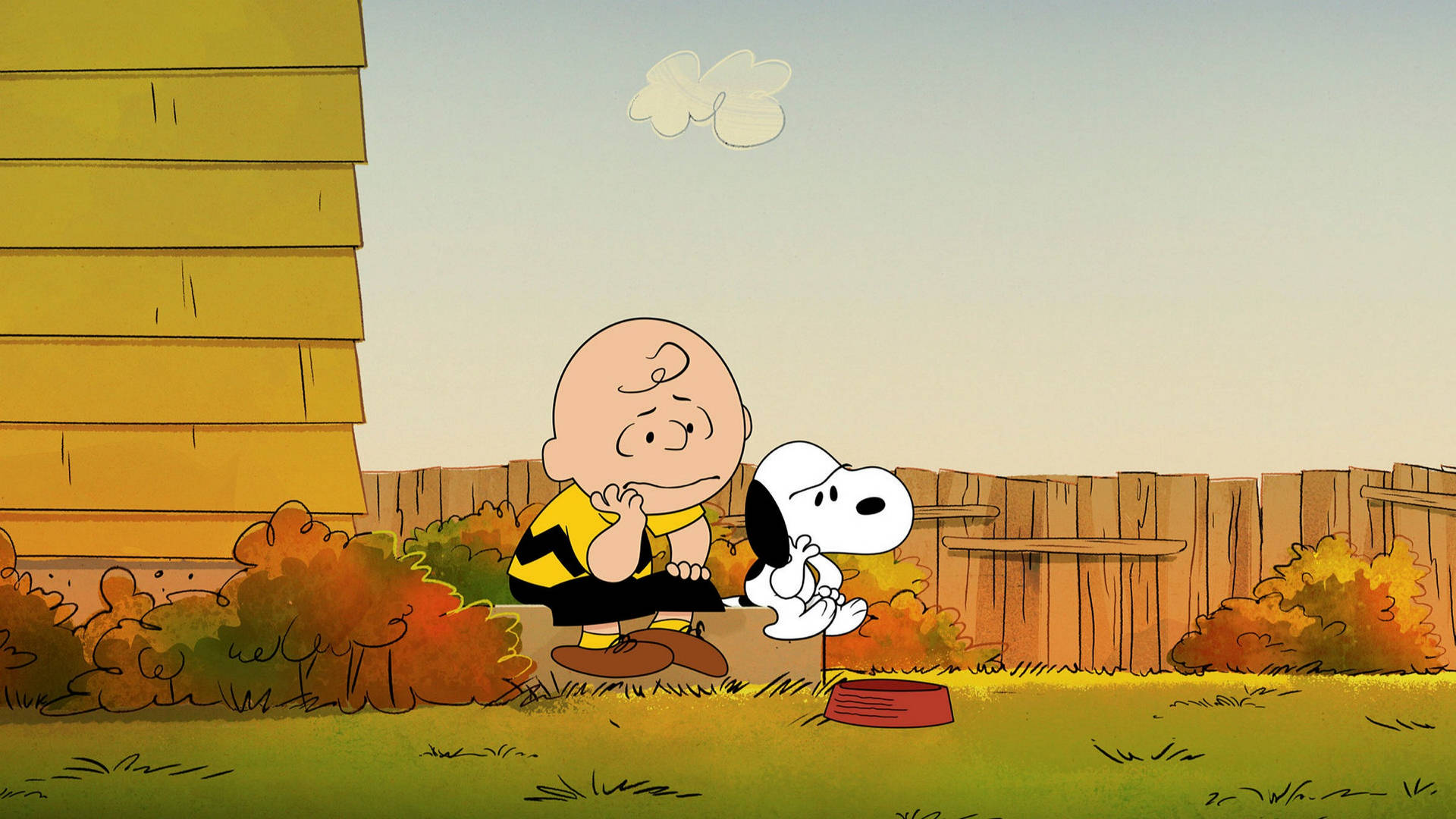 Sad Snoopy And Charlie Brown