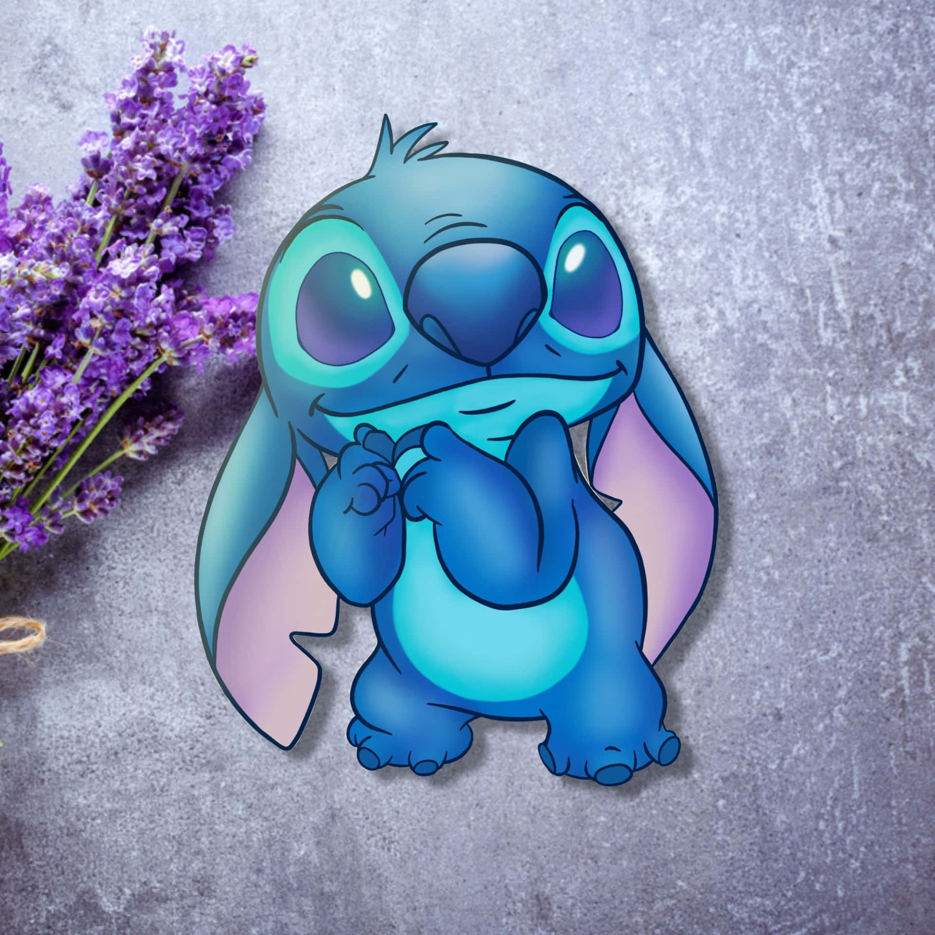 "Sad Stitch longs for the companionship of another" Wallpaper