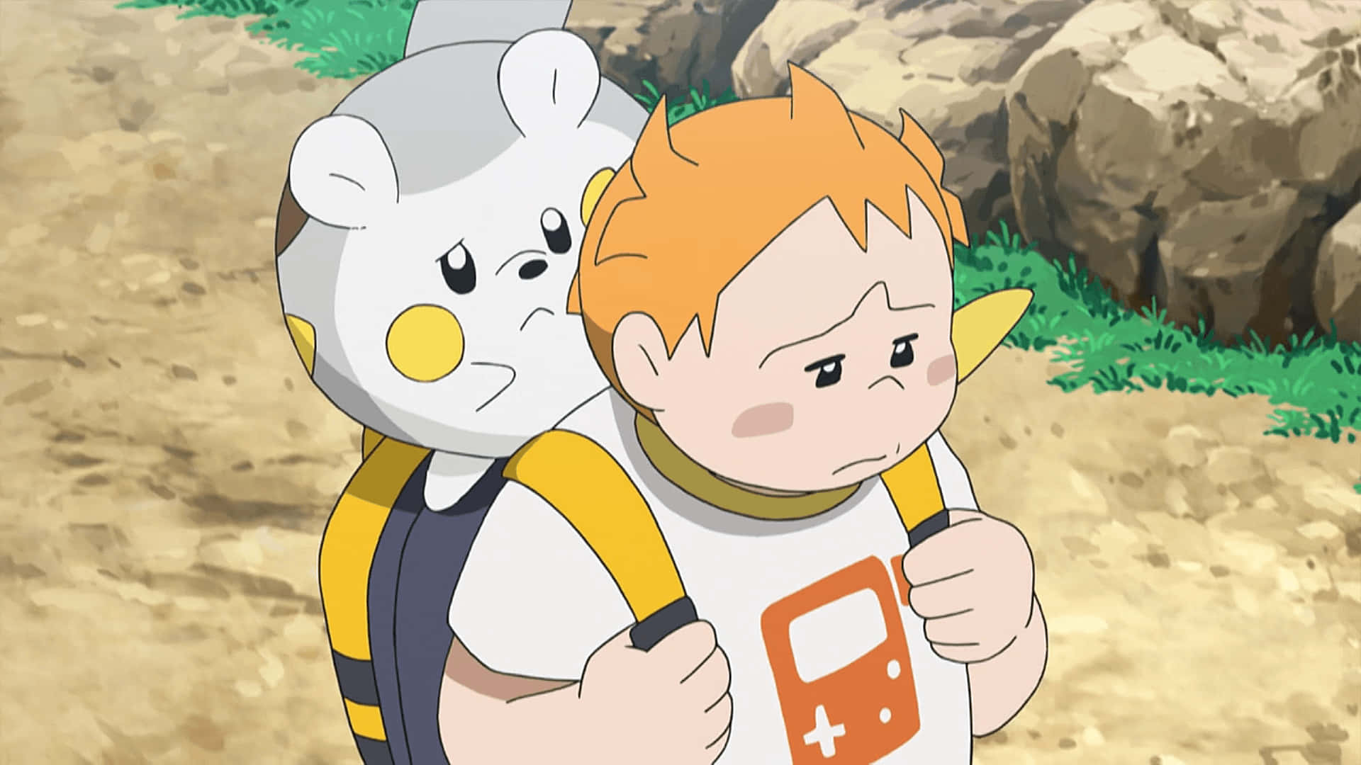 Sad Togedemaru And Sophocles Wallpaper