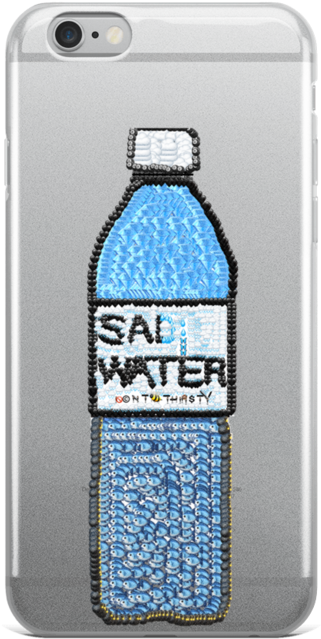 Sad Water Bottle Phone Case PNG