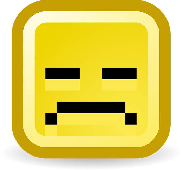 Sad Yellow Emoji Face PNG