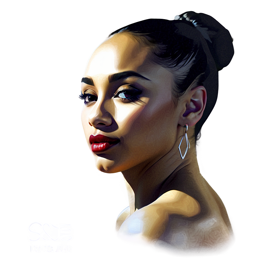 Sade Portrait Artwork Png 06242024 PNG