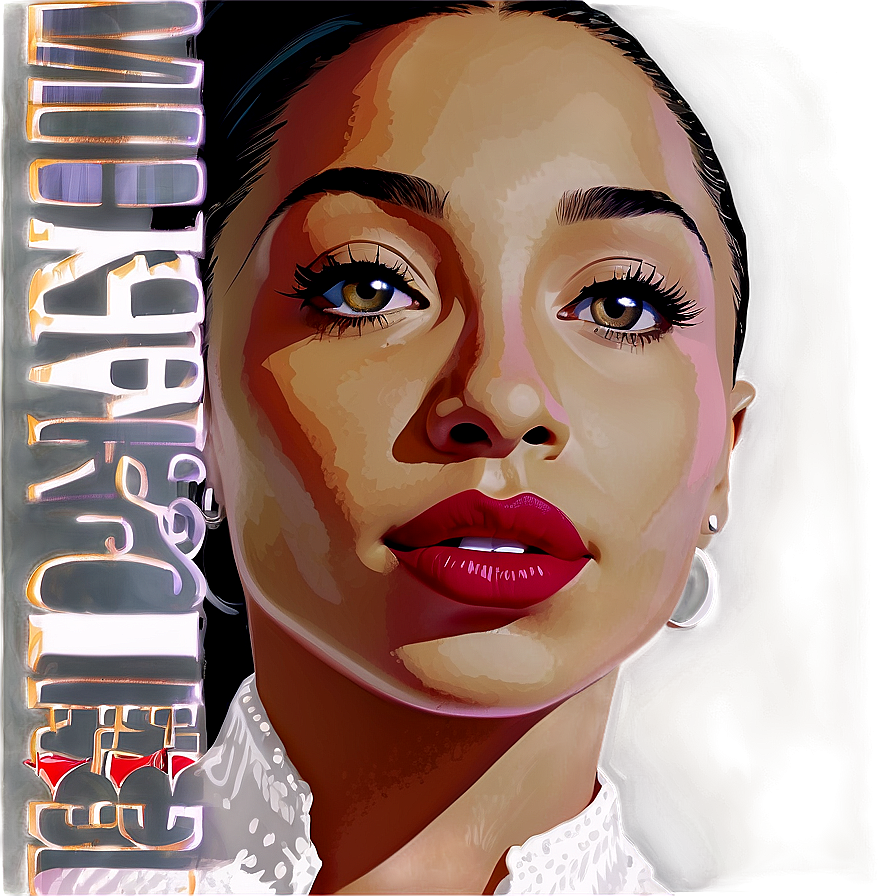 Sade Portrait Artwork Png 4 PNG