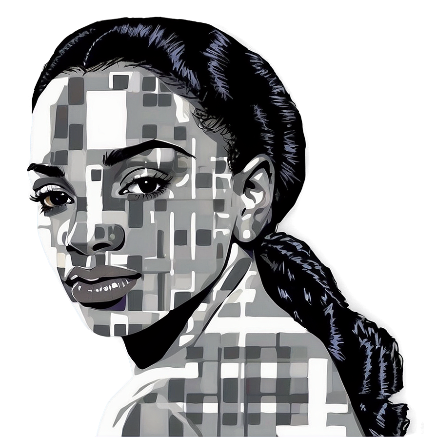 Sade Portrait Artwork Png Kxs11 PNG