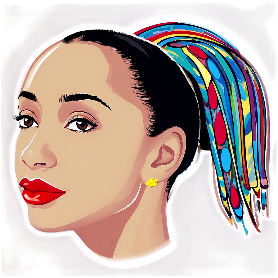 Sade's Classic Beauty Png Kin PNG