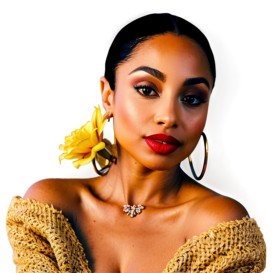 Sade's Glamorous Look Png 15 PNG