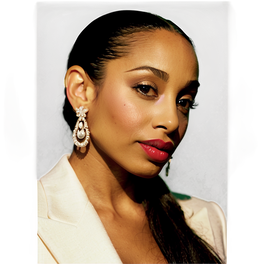 Download Sade's Iconic Earring Style Png Yng | Wallpapers.com