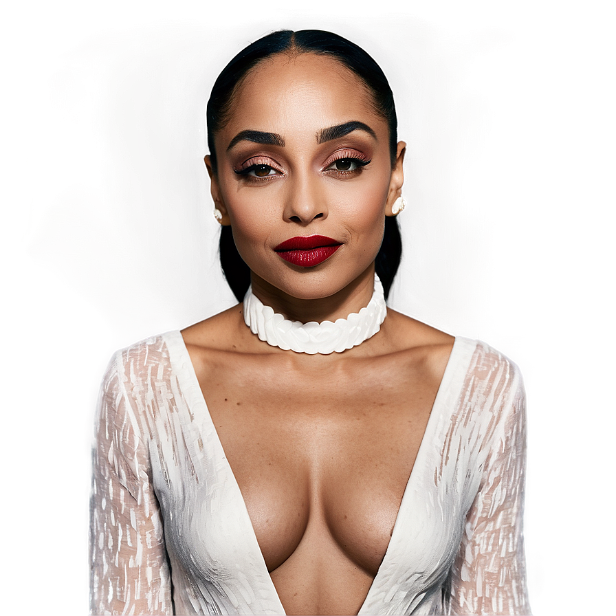 Sade's Signature Look Png Fqr PNG