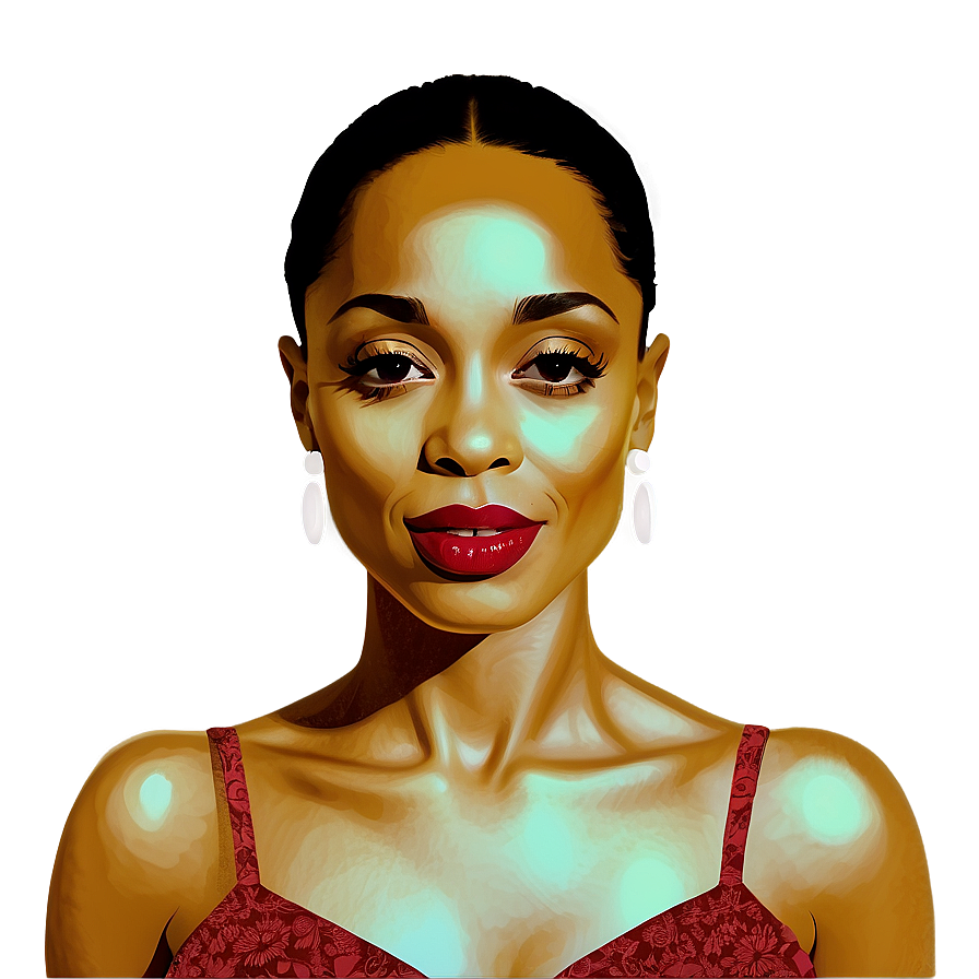 Sade Singer Illustration Png 06242024 PNG