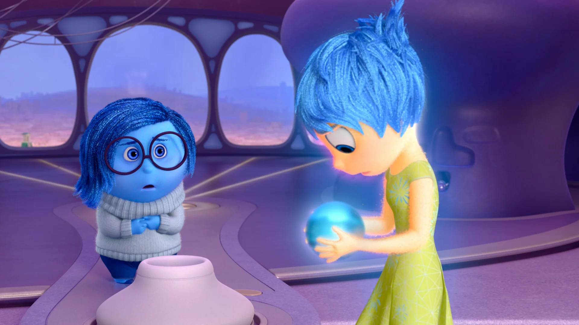 Sadness Inside Out And Joy Wallpaper