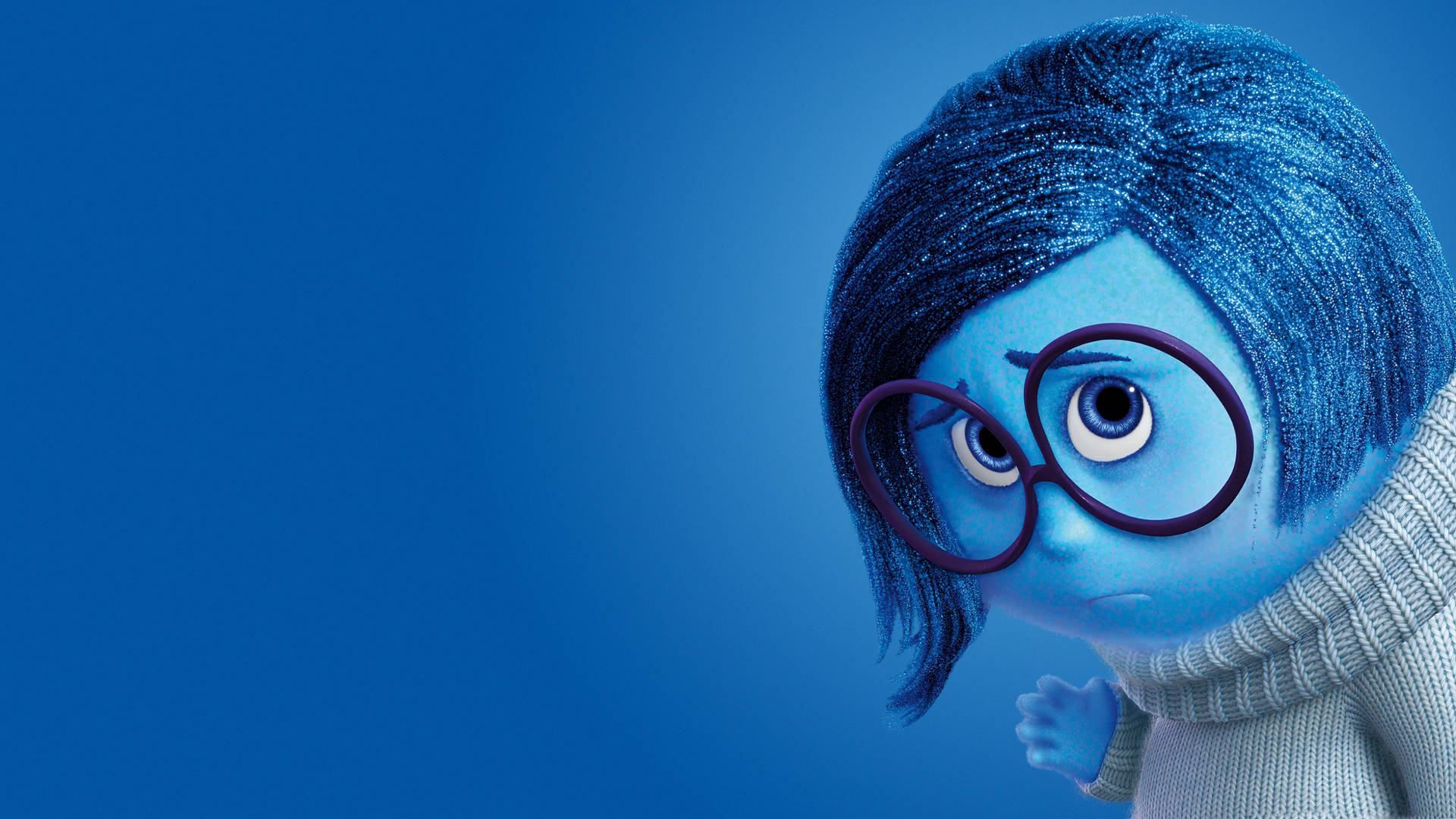 Sadness Inside Out Blue Poster