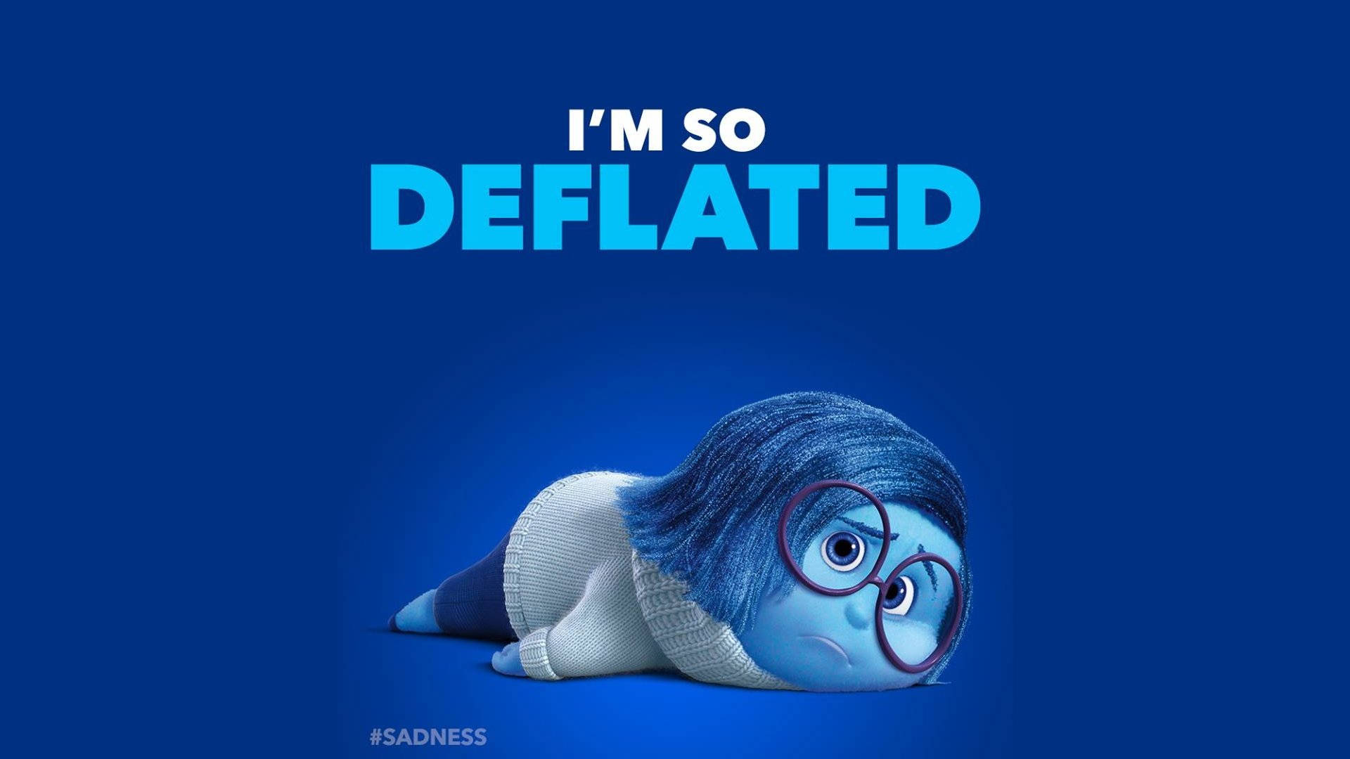 Sadness Inside Out I'm So Deflated Wallpaper