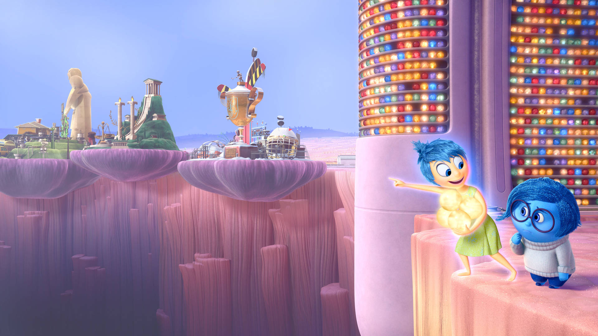 Sadness Inside Out In City Wallpaper