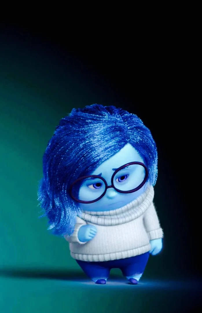 Sadness Inside Out In Dark Wallpaper