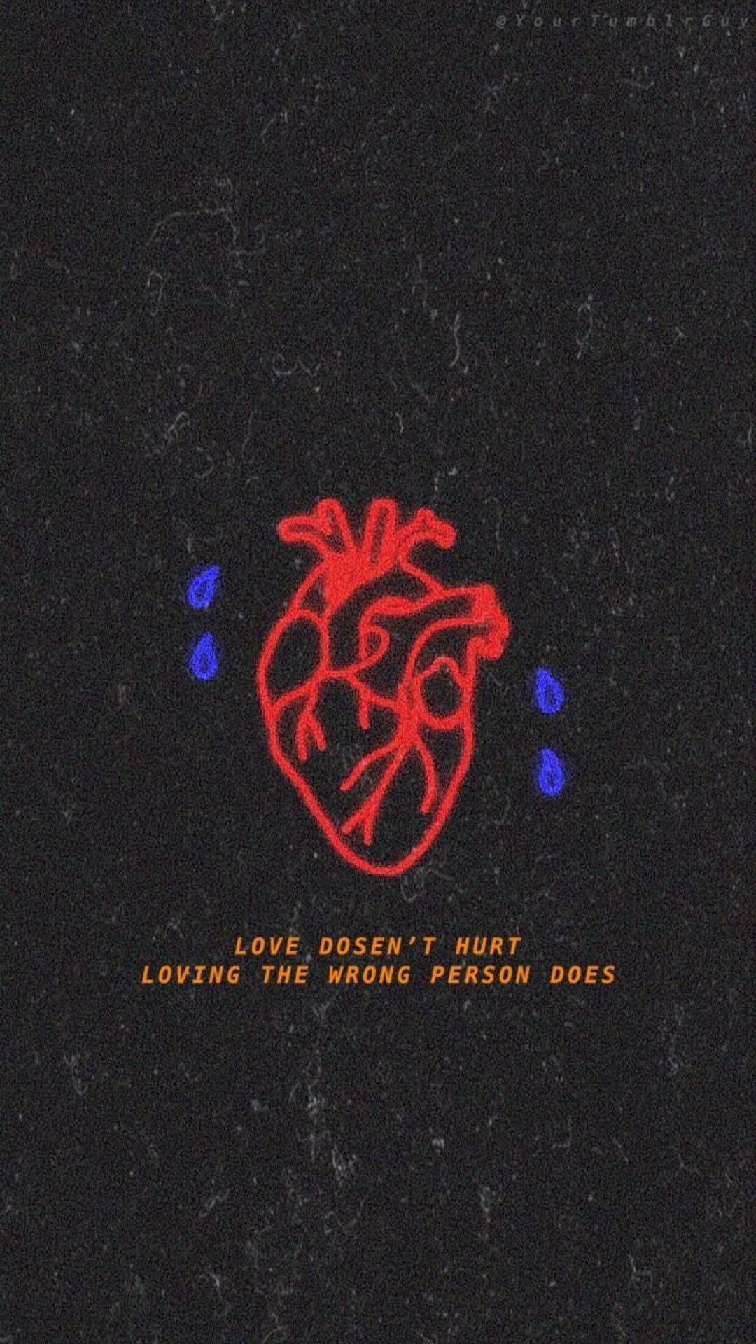 Sadness Quote Heart Organ Picture