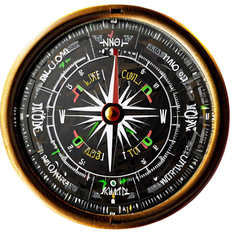 Safari Adventure Compass Png 06122024 PNG