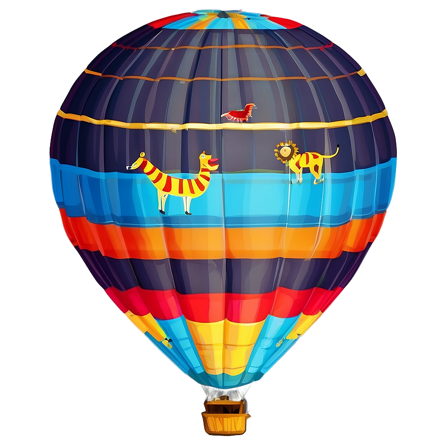 Safari Hot Air Balloon Png Swl PNG