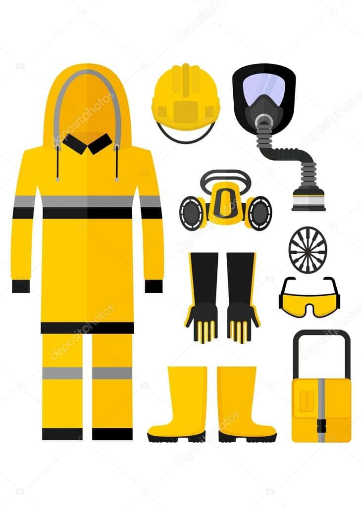 Yellow Safety Equipment Set