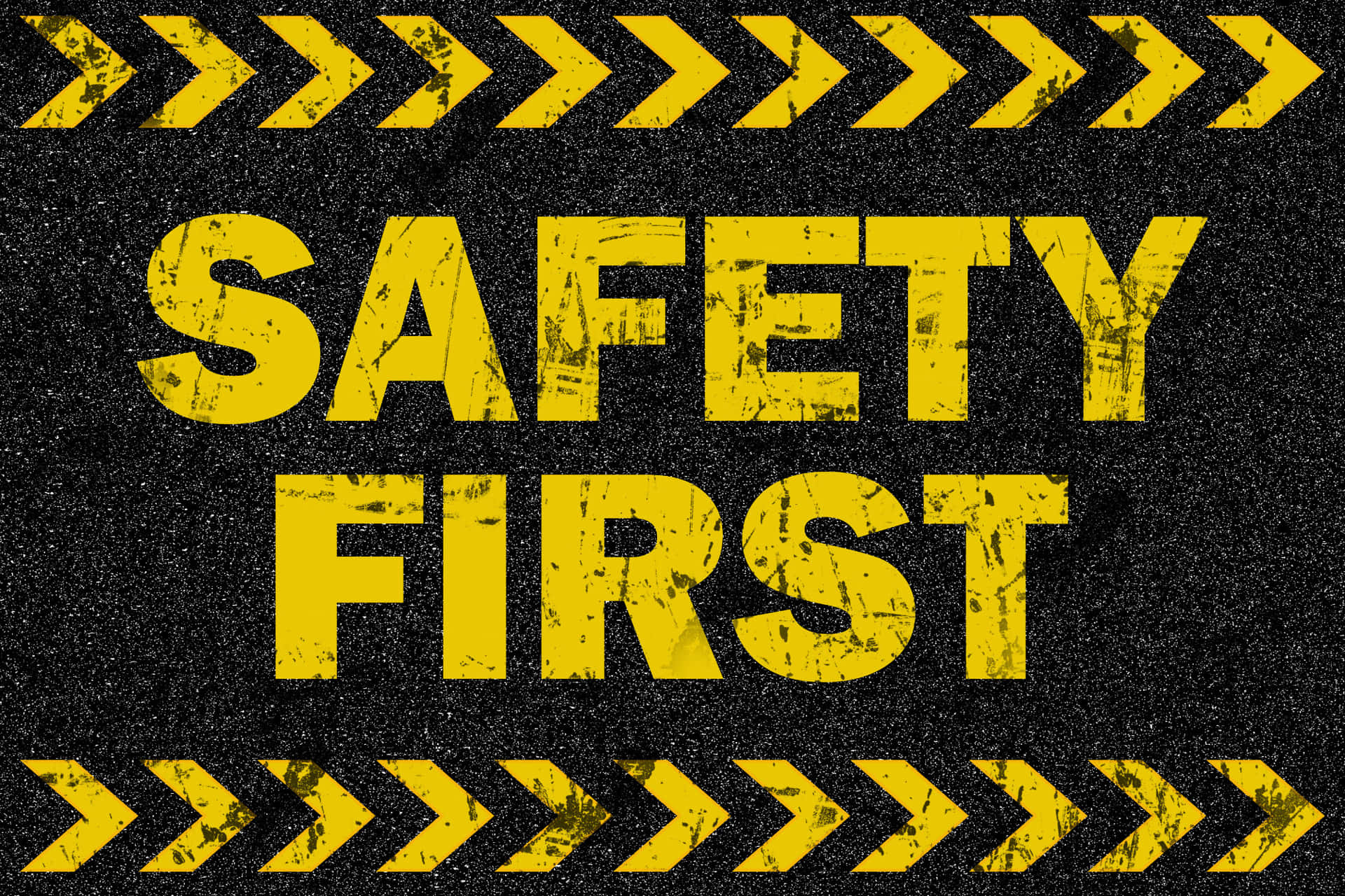 Safety First Hallmark Sign Picture
