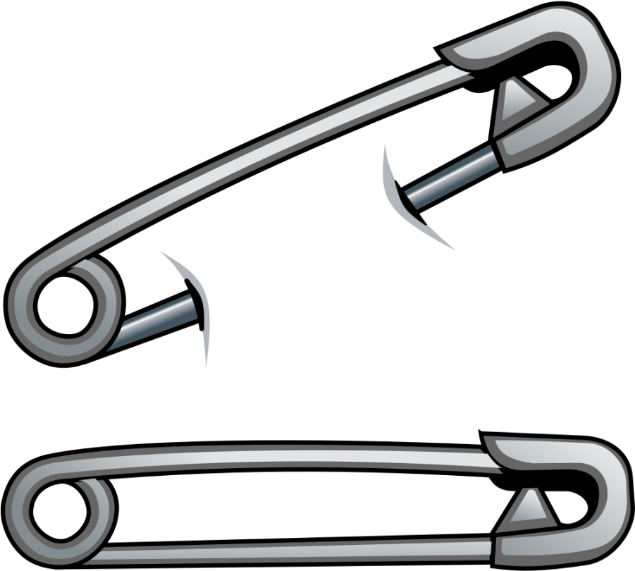 Safety Pin Illustration PNG