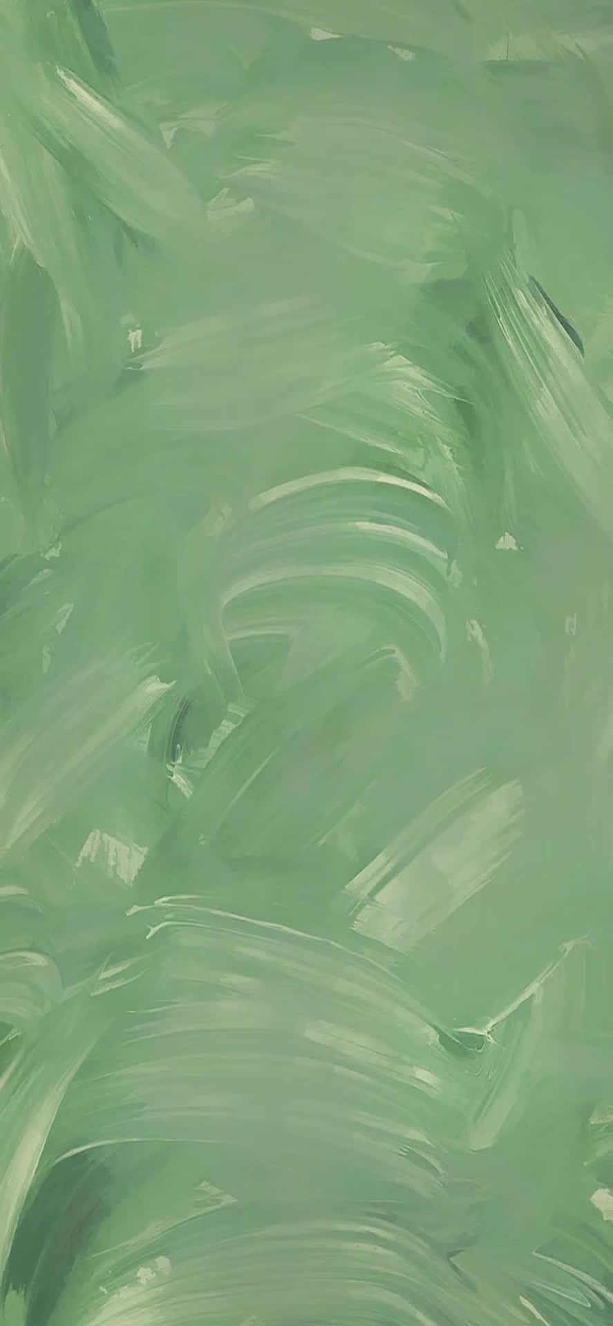 Sage Aesthetic And Paint Strokes Wallpaper