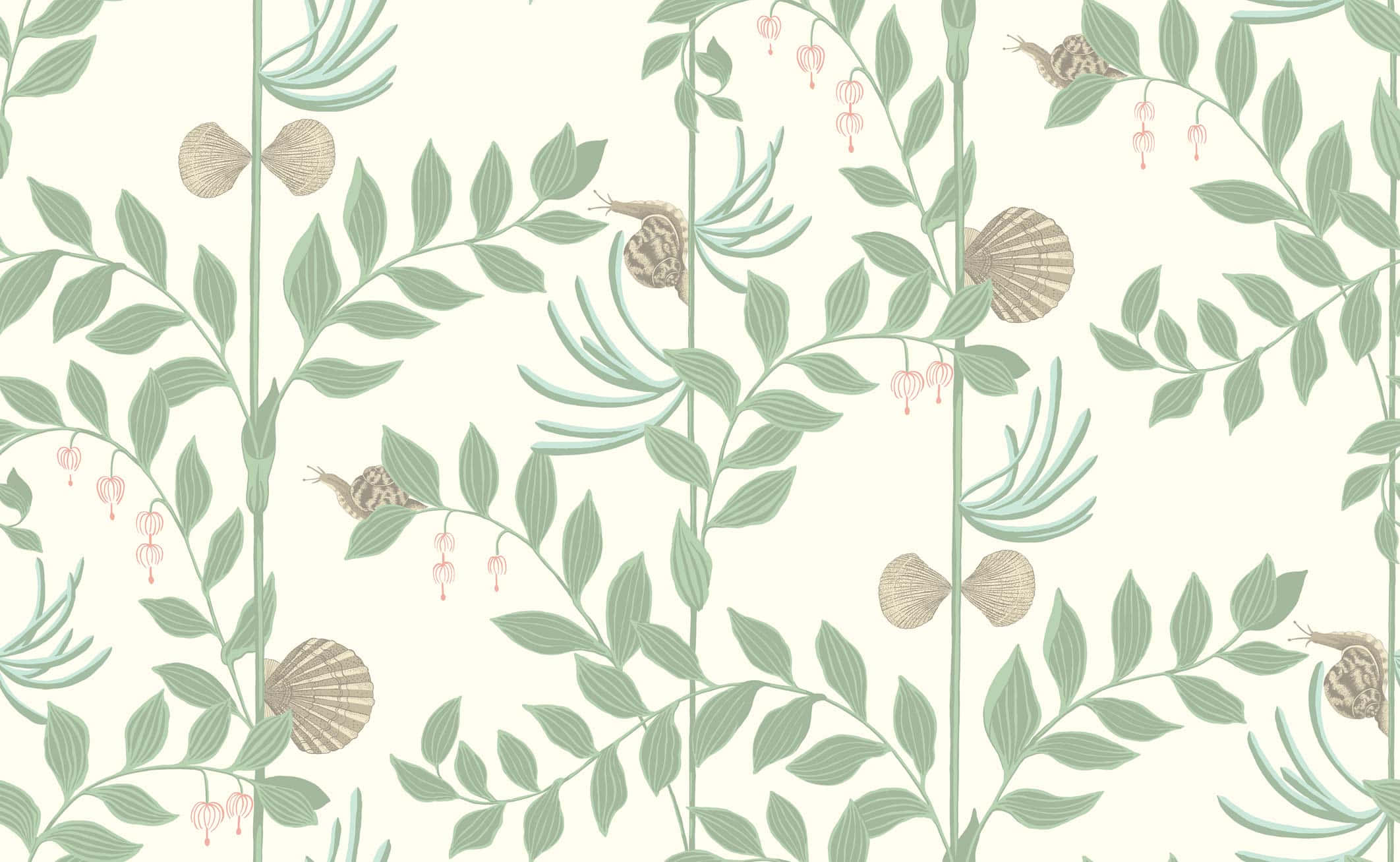 Tranquil Sage Green Aesthetic Background