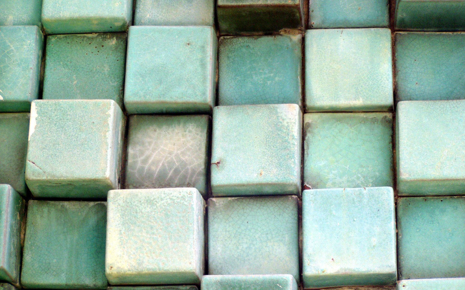 Sage Green Aesthetic Blocks Background