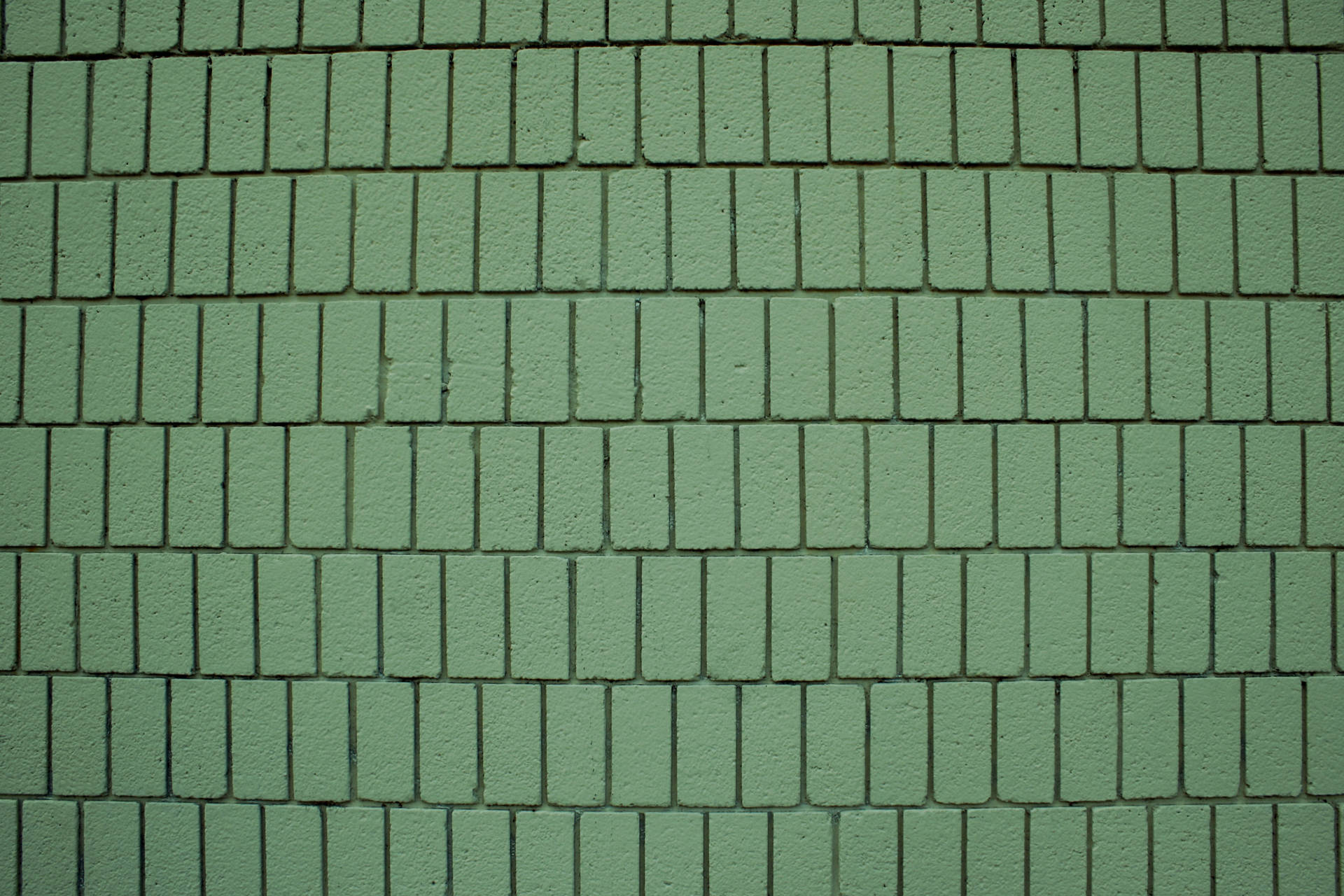Sage Green Brick Wall Wallpaper