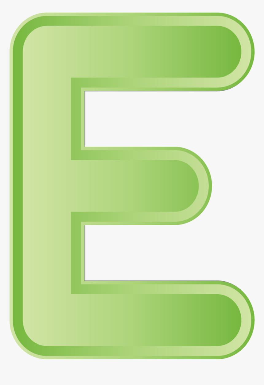 Sage Green Letter E
