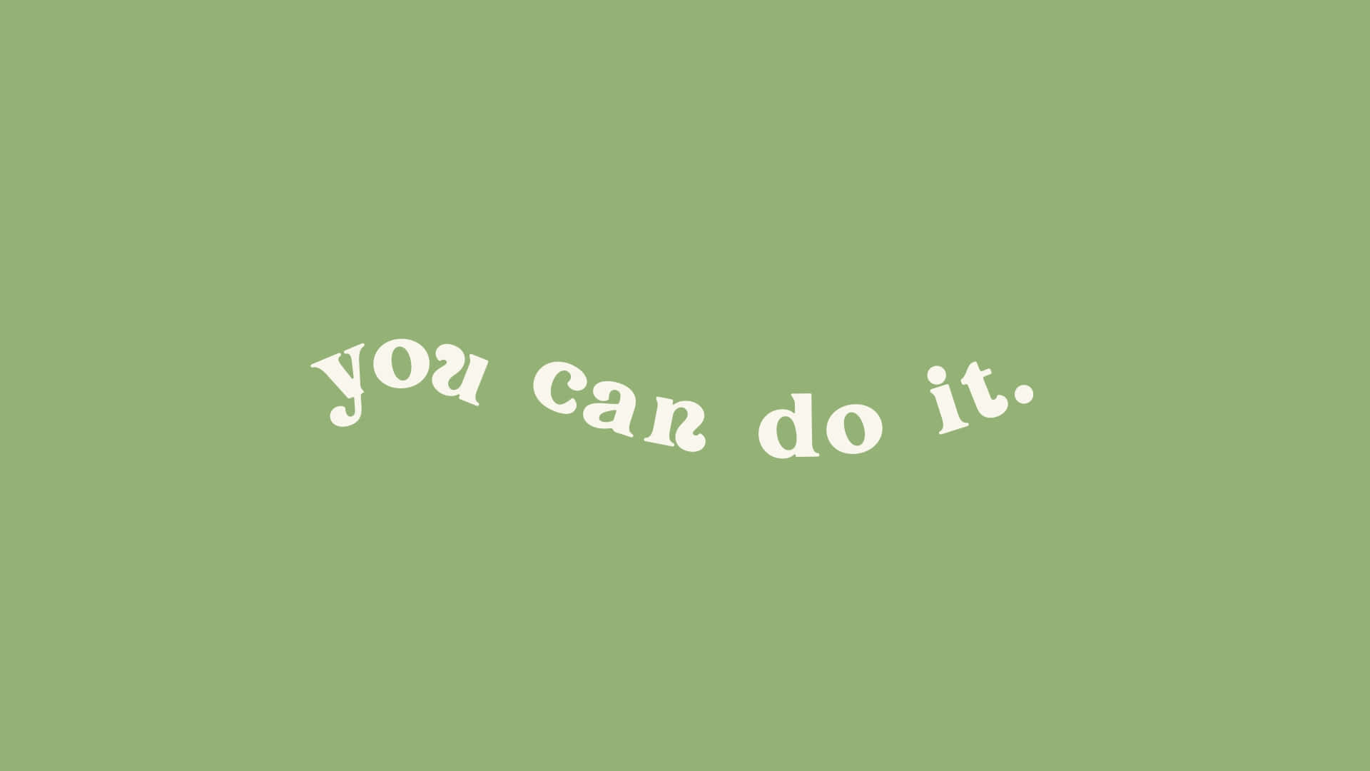 Sage Green Motivational Background Wallpaper