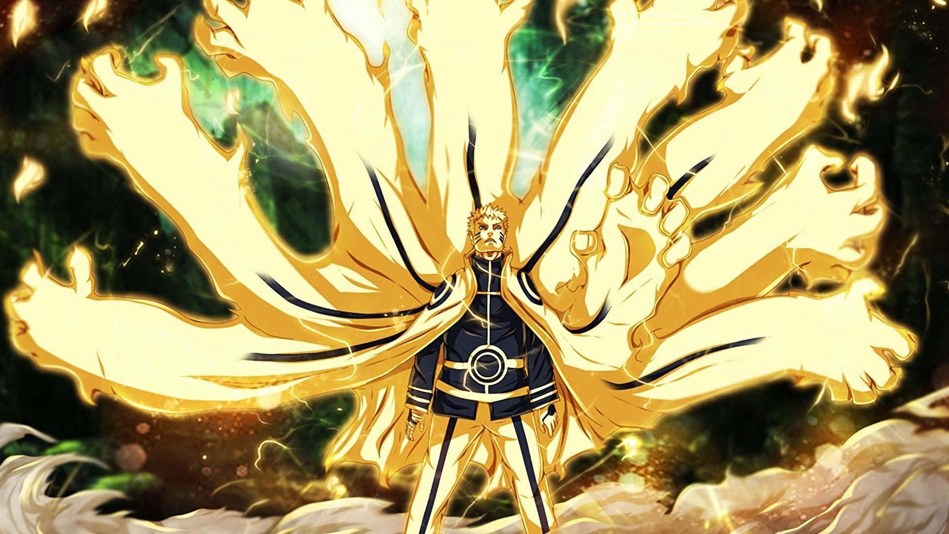 The legendary Sage of Six Paths wielding his divine powers Wallpaper