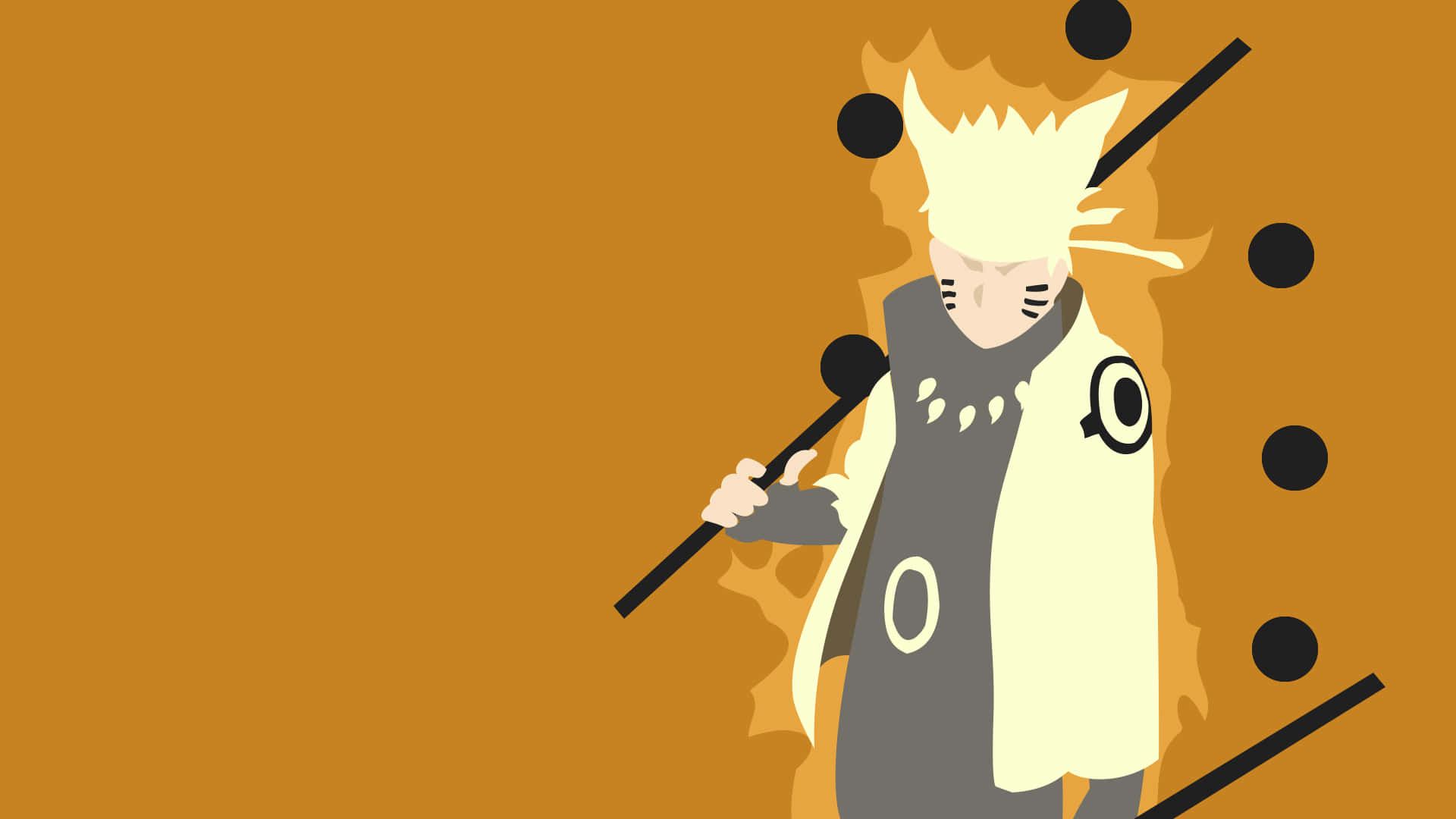 Sage of the Six Paths - The Legendary Figure in Naruto Shippuden Wallpaper