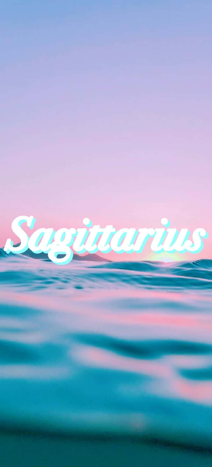 An Aesthetic Representation of Sagittarius, the Ninth Sign of the Zodiac Wallpaper