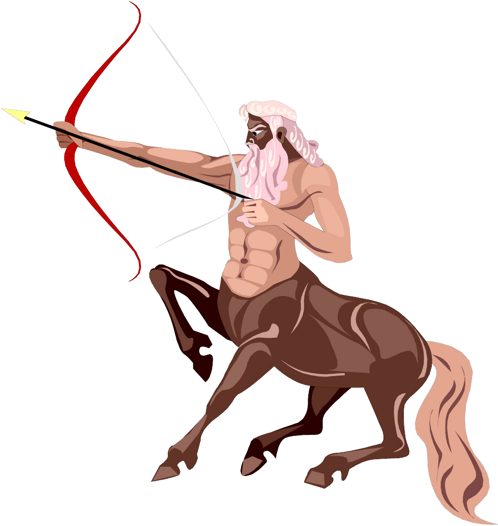 Sagittarius Archer Centaur Illustration PNG