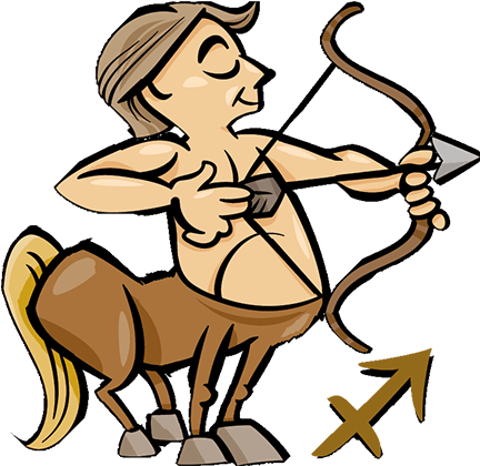 Sagittarius Zodiac Cartoon PNG