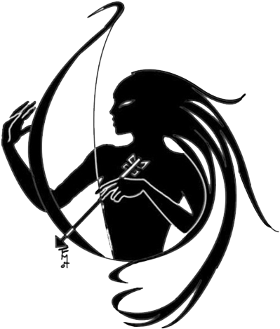 Sagittarius Zodiac Silhouette Art PNG