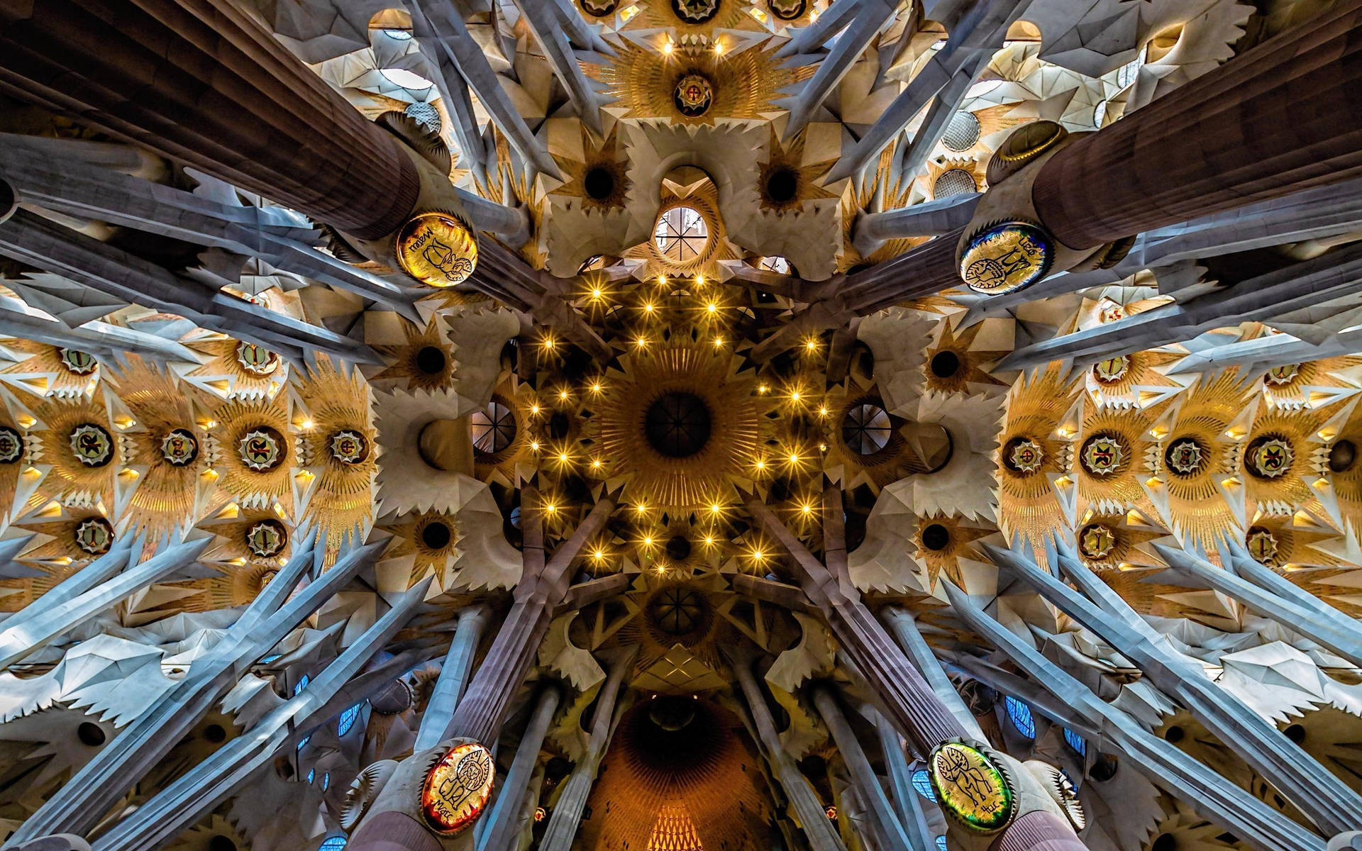 Sagrada Familia High Ceiling Wallpaper