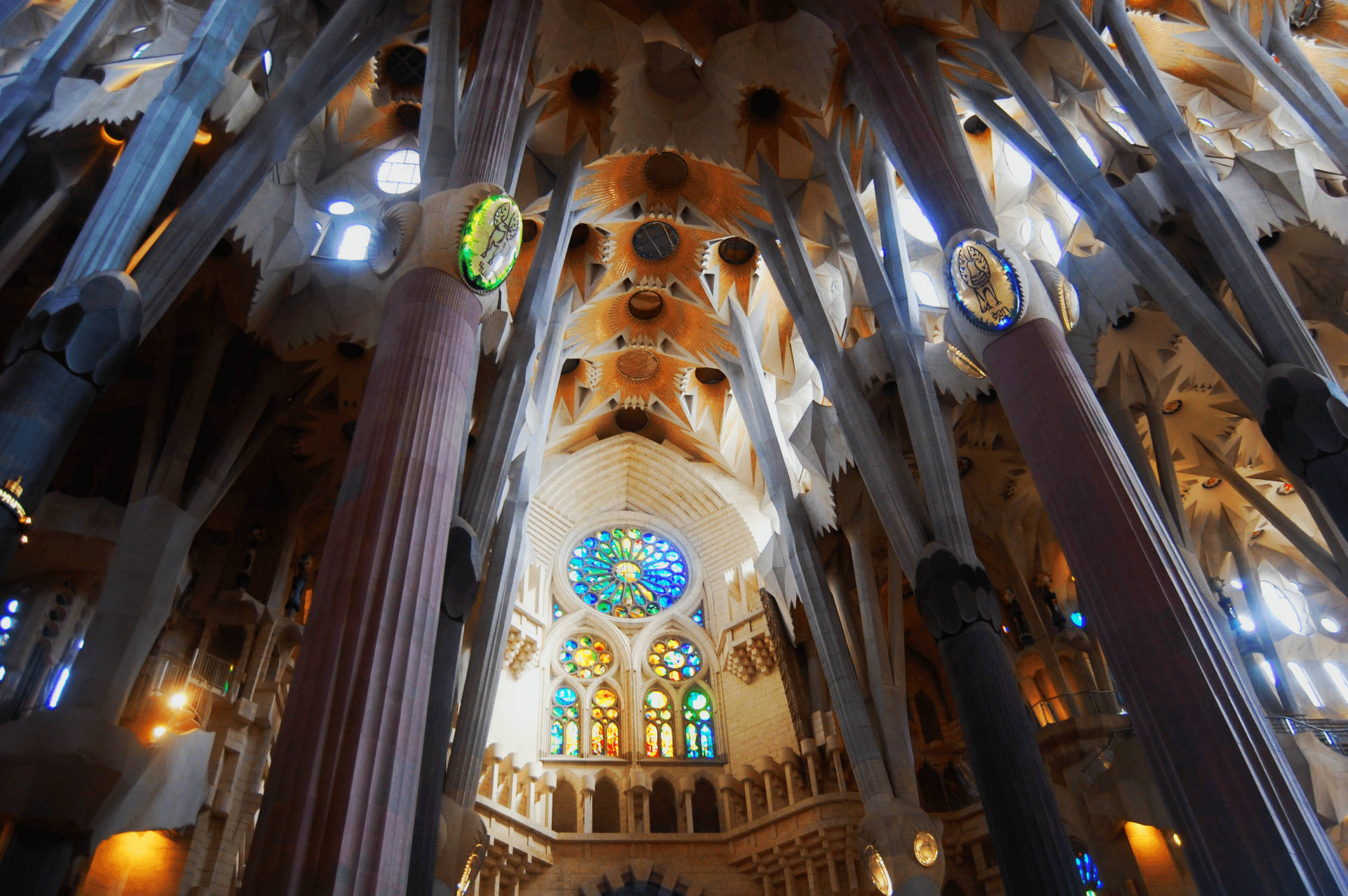 Sagrada Familia Interior Shot Wallpaper