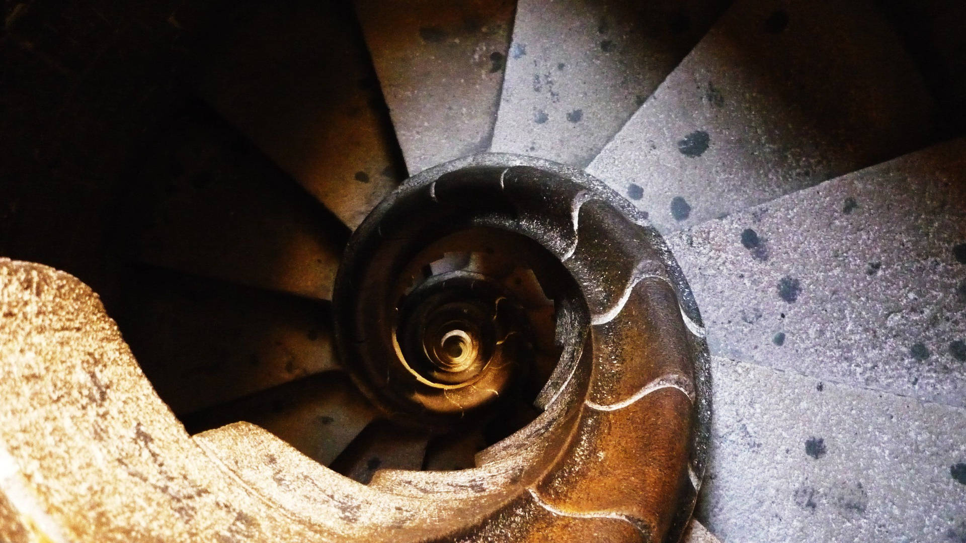 Sagrada Familia Spiral Staircase Wallpaper