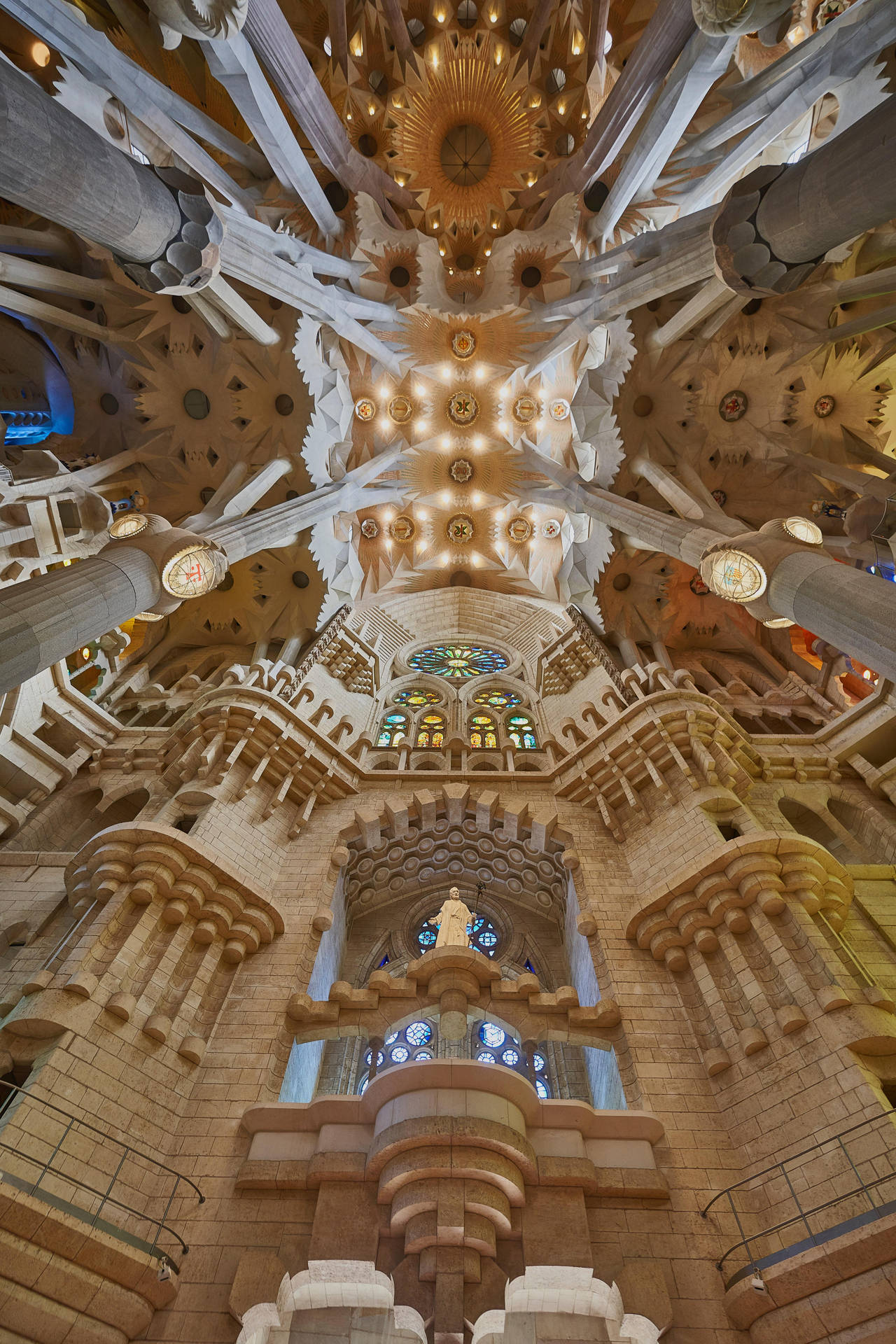 Sagrada Familia Very High Ceiling Wallpaper