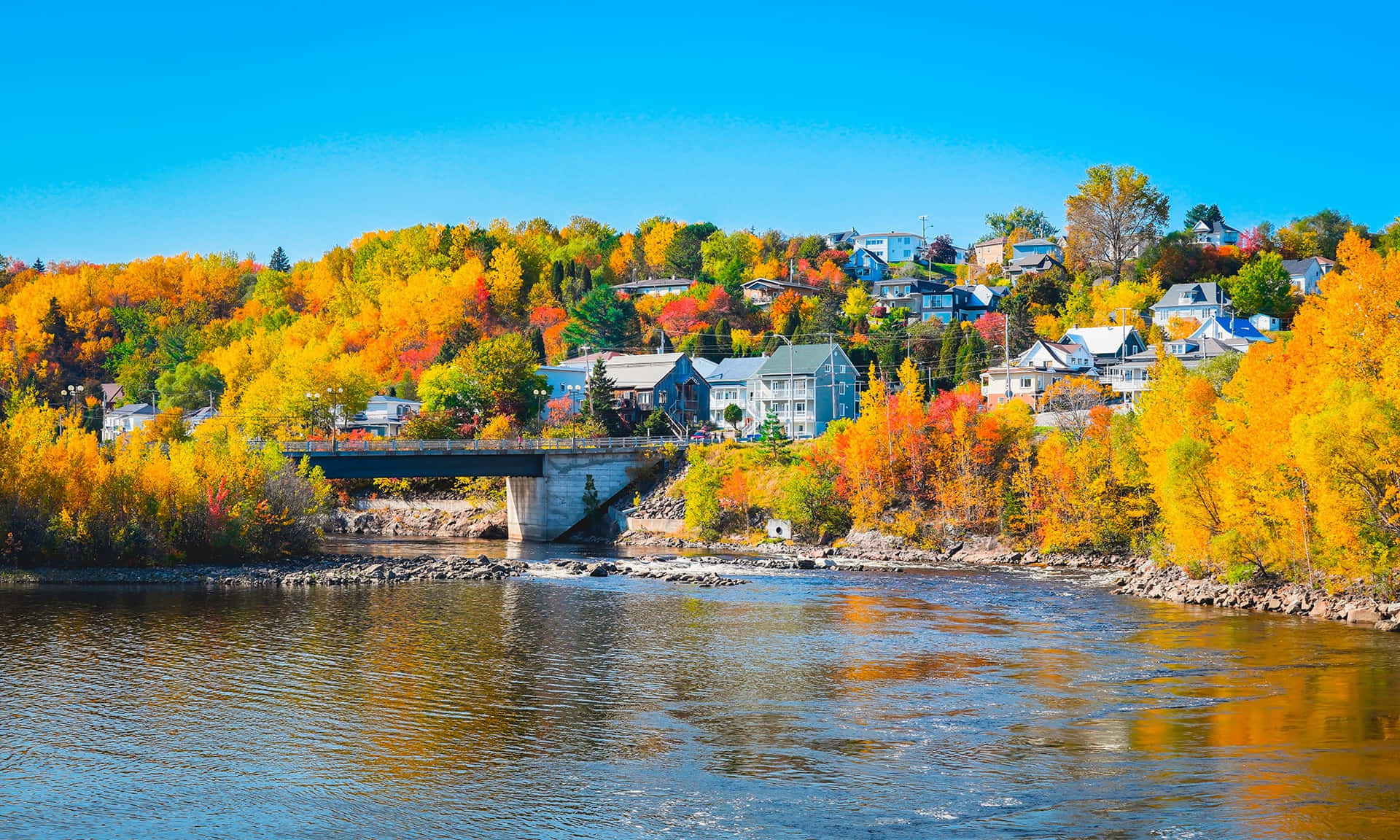 Saguenay Autumn Colors Wallpaper