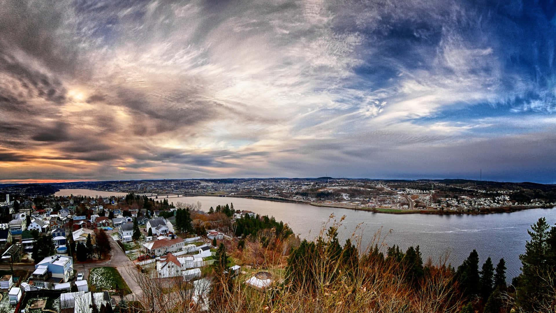 Saguenay River Panorama Wallpaper